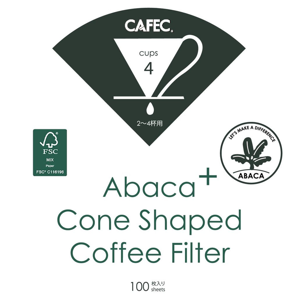 CAFEC ABACA PLUS FİLTRE KAĞIDI-CUP4