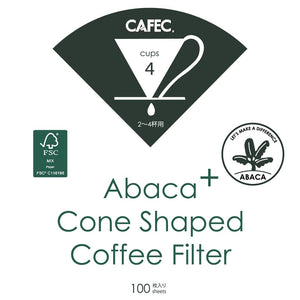 CAFEC ABACA PLUS FİLTRE KAĞIDI-CUP4