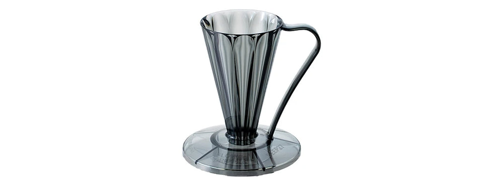 Cafec Flower Dripper Deep 27 – Füme (Clear Black)