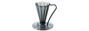 Cafec Flower Dripper Deep 27 – Füme (Clear Black)