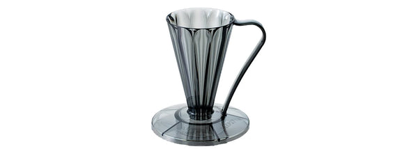 Cafec Flower Dripper Deep 27 – Füme (Clear Black)