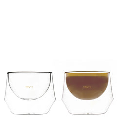 Kruve Imagine Double Wall Cortado 150ml İkili Cam Bardak Seti